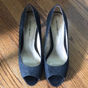 Bandolino Sparkly black heels